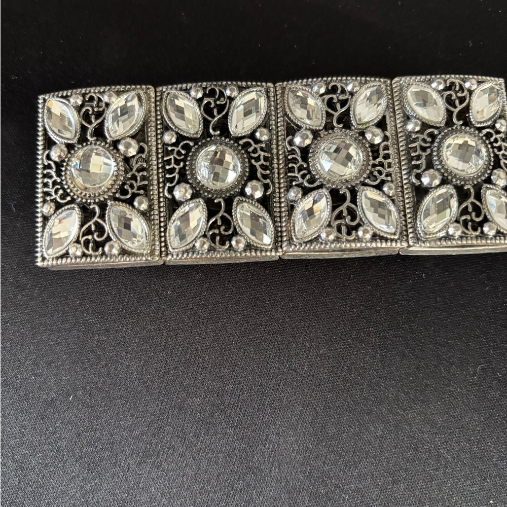 Elegant Silver-Tone Bracelet